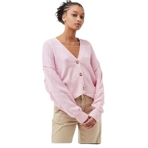 Free People Pink Cardigan Sweater